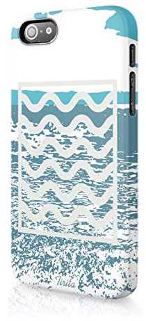 Tirita Hard Phone Case Cover Compatible with iPhone 6 & 6s Summer Seaside Conch Shells Crab Corals Sea Creatures