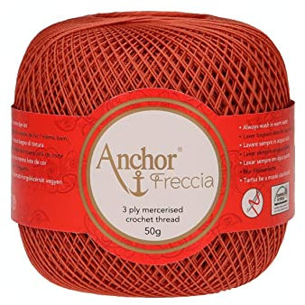 Anchor 4771016-00680 Häkelgarne, 100% Baumwolle, 680, Stärke 16, 88 Gramm