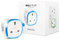 FIBARO Wall Plug UK USB/Z-Wave Plus Wireless Smart Socket with USB Charger, Type G, FGWPG-121 ZW5 UK + USB, Weiß