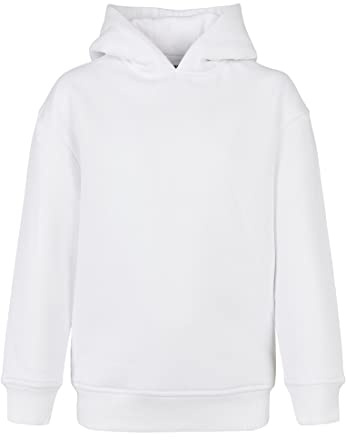 Urban Classics Mädchen Kapuzenpullover Girls Hoody White 122/128
