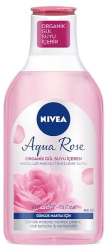 NIVEA Micellar Water Rose Touch, 400 ml (Pack of 2)