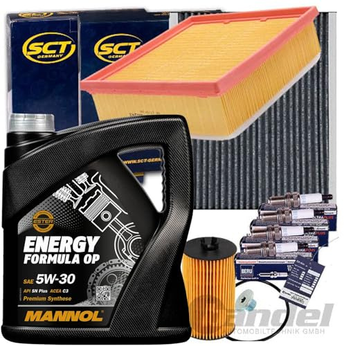 Filterset Mannol 5W30 Öl+Beru Zündkerzen