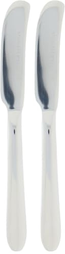 Tala Couteau à Beurre en Acier Inoxydable 16,3 × 2 × 0,5 cm Lame Lisse pour Tartinage Précis Finition Polie Miroir Adapté au Service à Table et Compatible Lave Vaisselle