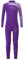 Miutii Turnanzug Mädchen Langarm Gymnastikanzug Glitzer Ballettanzug Kinder Ganzkörper Trikot Eiskunstlauf Body Sport Overall Jumpsuit Lila 110-116