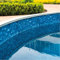poolomio® Poolinnenfolie blau Marmor für ovale Stahlwandbecken 550 x 370 x 120 cm | 0,35 mm Stärke | Innenhülle Pool aus hochwertigem PVC | Ersatzfolie mit 10 cm Überlappung