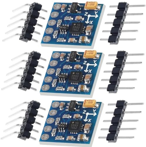 3 Stück GY-271 QMC5883P Dreiachsiges Kompass-Magnetometer-Sensormodul 3-5V elektronisches Kompassmodul