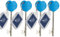 4 Pack Official Radar Blue Badge Co Genuine NKS Radar Key for Disabled Toilets, Accessible Loos in The UK, Easy Turn Access Key, Ideal for Disabled Blue Badge Holders