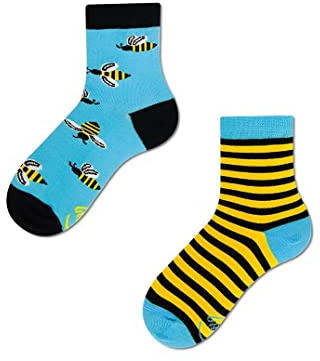 Many Mornings Unisex Kinder Bee Bee Kids Mismatched Socken (2er Pack)
