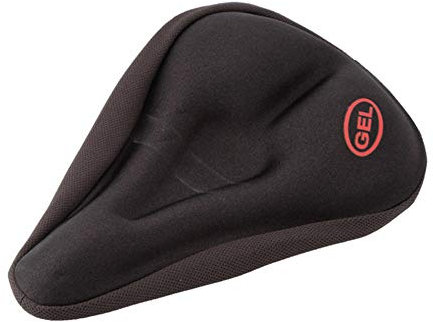 Yowablo Bike Silica Gel Sitz Sattelbezug Neues breiteres Fahrrad Silikonkissen Soft Pad (28 x 25 cm,Schwarz)
