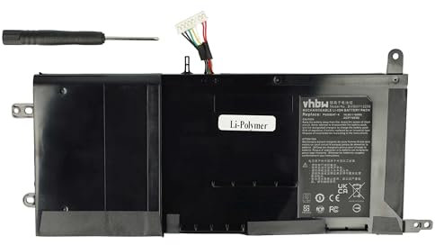 vhbw Akku kompatibel mit Schenker XMG P706, XMG P705, XMG P705 Pro Notebook (4050 mAh, 14,8 V, Li-Polymer)