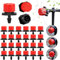 EBANKU 400 Piezas Goteros de Riego Ajustables con Micro Gota, 1/4 Inch Micro Aspersores de Riego AutomáTico, JardineríA Flujo de Cabeza de Goteo (Rojo)