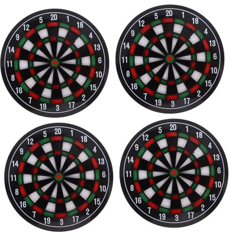 Homoyoyo 4 Stück Dart Board Trinken Matte Dartscheibe Tasse Matte Auto Untersetzer Anti-becher-untersetzer Untersetzer Für Auto Tasse Pads Autodekoration Tischsets Miniatur Getränke