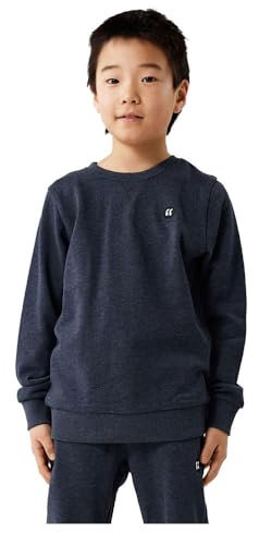 NAME IT Jungen Nkmvimo Ls Bru Noos Sweatshirt, Dark Sapphire, 116 EU