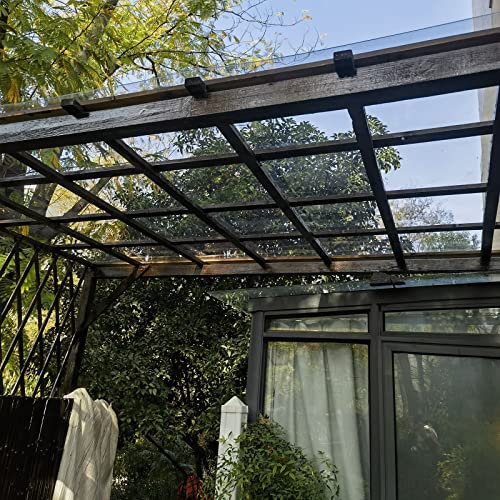 ZAQYCM Large Greenhouse Panels Clear 4mm 3mm 2mm, Balcony Gazebo Pergola Roof Panels Plastic, Transparent Acrylic Glass Sheets for Stained Glass Projects (Color : 2mm, Size : 50x300cm/20x118 in)