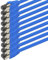 Cable de red Cat 8 de 1,5 m, cable de red CAT8, azul, 10 unidades, Cat.8 Lan, 2000 MHz, 40 Gbit s, 40GBase-T Poe+, 10 x 1,5 m, color azul