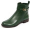 Michael Kors H2548 tronchetto donna FARRAH woman embossed ankle boots green-37.5
