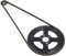 SUNGOOYUE Juego de Piñones de Cadena de Acero 25H, Cadena de Transmisión de 146 Eslabones, Piñón Delantero de 15T, Piñón Trasero de 80T para Mini Motocicleta DIY ATV Dirt Bike