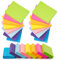 Haftnotizen, 1600 Stück Sticky Notes, Groß Haftnotizen Pastell, Haftnotizen Klebezettel, Bunt Selbstklebende Klebezettel, Klebezettel Zum Beschriften für Schule, Zuhause, Büro - 51 x 38mm
