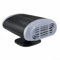 12 V Autoheizung, 360-Grad-Einstellung, tragbare Heizung, Autoheizung, Anti-Beschlag-Automatisches Entnebeln, Winter-Auto-Heizungs-Kit für kleine Fahrzeuge (schwarz grau)