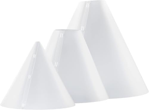 ZUOMIDIE Set of 360 Light Cone Photo Light Flash Diffuser for Shooting Reflective Items, for Small Product, Diffusion Photography Shooting Reflective, Alternative to Photo Box for Jelwery Cosmestics