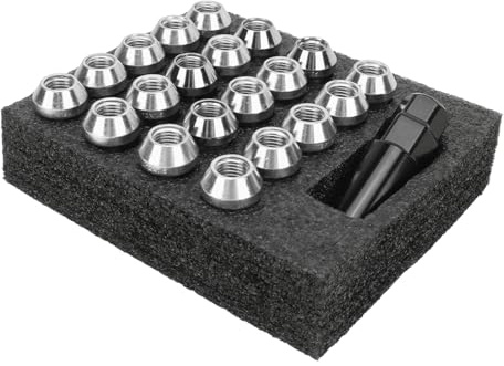 22 Pezzi di Dadi Araggi Conici con Lettere a Chiave in Lega di Nocciola Universale Universale Dadi a Lucchetti Forgiati Sostituzione per, Sostituzione per, Sostituzione per