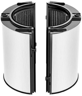 Btstil 360˚ Glass HEPA Filter and Activated Carbon Filter for Dyson Air Purifiers, Compatible with DP04 HP04 HP06 HP07 HP09 PH01 PH02 PH03 TP04 TP06 TP07 TP09