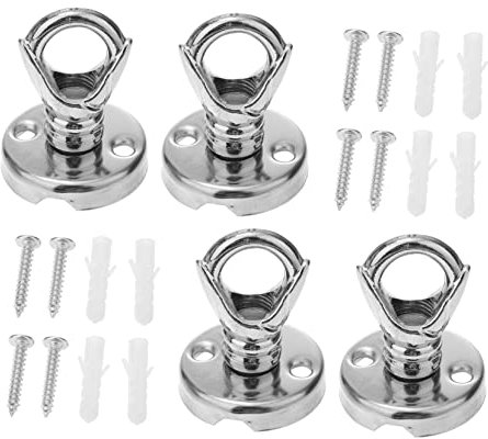 FONDOTIN 4stücke Deckenhaken Aus Metall Zum Aufhängen Von Pflanzenträgern Lampen Und Anderen Gegenständen Einfach Zu Montieren Für Wohnzimmer Schlafzimmer Veranda Und Weitere