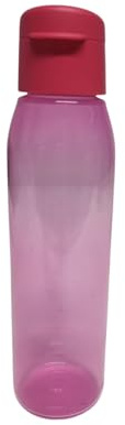 Tupperware to Go Eco 500ml Eco Easy Flip Top Trinkflasche EcoEasy Fasche wiederverwendbar 0,5 Liter (pink rund)