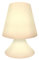 Lola Home Weiße LED-Tischlampe für den Außenbereich 38x27x27 cm