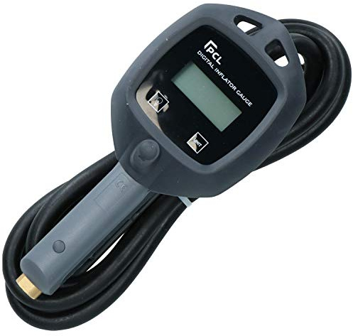 PCL Tyre Air Inflator Gauge 5-170PSI Hose 1.8m DTI08 Airforce ll Euro Clip End