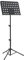 vidaXL Notenständer Höheverstellbar Notenstativ Orchesterpult Notenpult Stativ Lochblech Notenhalter Notenstand Schwarz Stahl 75-142cm