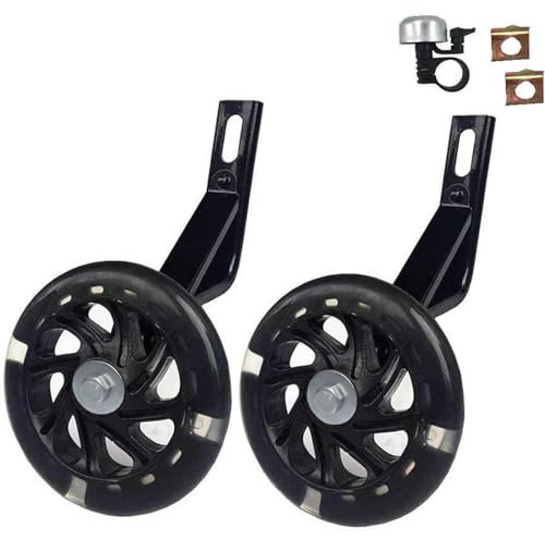 Laufräder für Fahrrad, kompatibel mit 30,5 cm (12 Zoll) Flash-Mute Wheel (schwarz)
