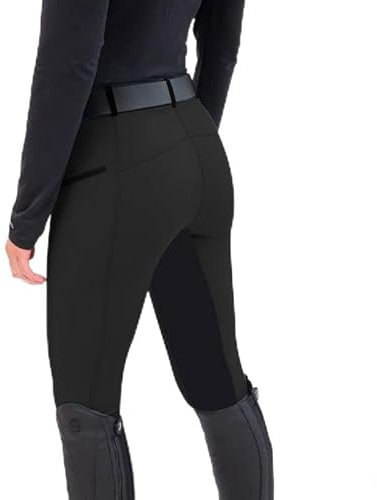 Jsrichhe Damen Reithose, schmal, weich, dehnbar, für Reiten, 3 Stunden, L