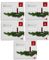 20 Stück Baumkerzen Christbaumkerzen Wachs Adventskerzen weiss rot altrot 9,6 cm RAL Zertifiziert deutscher Markenhersteller hohe Qualität (weiss, 100)