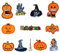 CHEERYMAGIC Halloween Iron on Patches, Halloween Appliques Sticker, Halloween Pumpkin Broom Embroidered Patches Iron on Patch Applique for Jeans Dress DIY Costume Accessories A9NGCXT