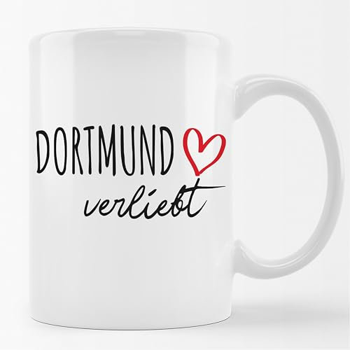 Huuraa Kaffeetasse Dortmund verliebt Geschenk