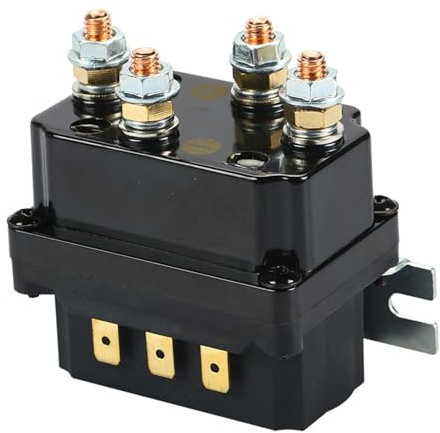 Contacteur De Treuil - Relais De Treuil De 12 V, Solénoïde Pour Treuil Incassable | Pouce De Contacteur Pour Treuil Léger Et Portable, Pièces De Treuil Pour VTT, UTV, Remorques