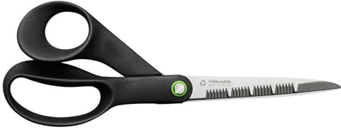Fiskars ReNew Ciseaux de Cuisine, Longueur : 21 cm, Inox recyclé/plastique recyclé, Functional Form, Noir, 1074545
