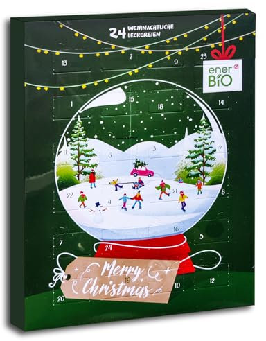 ener Bio Adventskalender mit handgemachten Leckereien Schoko Weihnachts Kalender