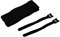 Aventurine 50PCs Black Adjustable Reusable Cable Straps, Hook and Loop, Long Cable Ties, for Headphones Phones Electronics Wire Cable Tidy Management