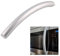 MeevrgR Maniglia per porta del forno a microonde ME16K3000AS DE94-02409C adatta per microonde Samsung, sostituisce SMH1611SE SMH1713S DE94-02409C, 12-1/8 DE94-02409C ME16K3000AS maniglia per porta