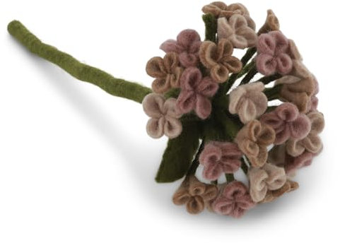 Én Gry & Sif große Hortensie/Hydrangea (1 Stück) Filz - Filzblumen - 40cm (rosa)