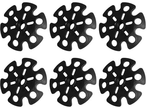 6 Stück Schneeteller für Wanderstöcke Universelle,Ersatz für Schneeschieber Tasche Schneeteller,Schneeteller Gummi Trekkingstock Spitzen Schutz,Schneeteller für Wanderstöcke,für Wanderstockspitzen