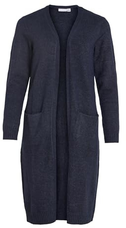 VILA Cardigan en Maille Long Total Eclipse XL Total Eclipse 1 XL