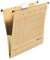 Herlitz 10843373 Hängetasche (A4 mit Leinenfröschen) 6 Karton braun, 32 x 23,7 cm (150 er (herlitz), Tasche)