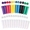Haokaini 12 Stück ätherisches Öl Inhalator Röhren mit Baumwolldochten ätherisches Öl Aromatherapie nachfüllbar Naseninhalator Stick Naseninhalator Tube für Aromatische Therapie