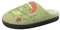 Howilath Baumwolle Hausschuhe Pilz Frosch Schnecke grüne Winter Hausschuhe bequeme Haus Hausschuhe warme Slip-on Hausschuhe für Erwachsene-39-40