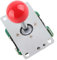 Yctze Classic Competition 5 Pin Stick Rocker 8 Wege Joystick für PC Box 360 für für Spiele DIY Kit Teile Mame Jamma Spielkonsolen 8 Joystick für PC Box 360 für (Rot)