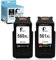 Penguin Ersatz-Tintenpatrone für Wiederaufbereitete Druckerpatronen für Canon CL-561XL PG-560 XL (1 Schwarz,1 Farbe) Verwendet für TS7450 TS5350 Drucker