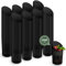Horeca Collection - Pack 200 Uds Vaso Cónico Asimétrico Negro - 80 cc - Vasitos Aperitivo - 4,5 x 8 cm - Postres - Reutilizables - Cuencos - Finger Food - Entrantes - Catering - Cóctel